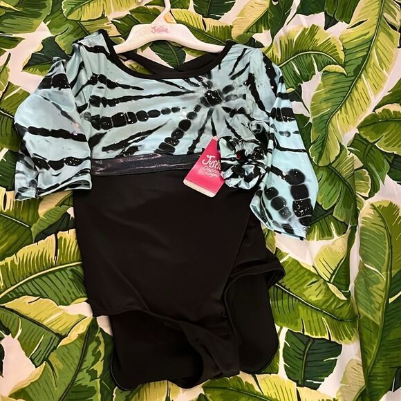 NWT JUSTICE 3 Piece Dance Outfit Size 12/14 - Picture 2 of 6